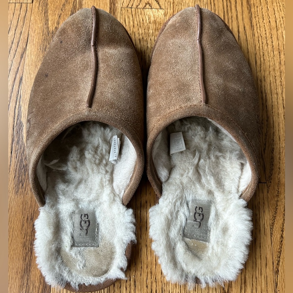 UGG Scuff Chestnut Suede/Sheepskin
Slippers Mens Size 11